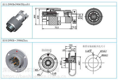 国网航空插头FTU/DTU航插智能电网DWB3906电力连接器 价格、厂家与选型指南